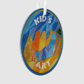 Camel Art van kinderen Ornament (voorkant)