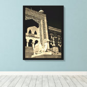 Camel at Rest Canvas Afdruk (Insitu (Houten vloer))