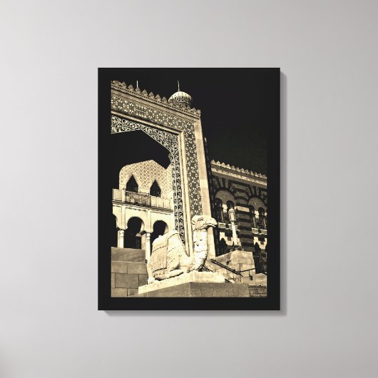 Camel at Rest Canvas Afdruk (Voorkant)