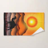 Camel at Sunrise Desert Bath Towel Set - Schildere Bad Handdoek (Handdoek)