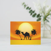 Camel at Sunset Briefkaart (Staand voorkant)