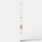 Camel | Boho Floral Pattern - Gepersonaliseerd Case-Mate iPhone Case (Achterkant / Links)