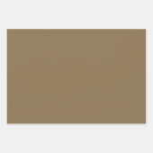 Camel Brown Arabesque Patroonontwerp Inpakpapier Vel (Voorkant 3)