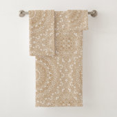 Camel Brown Mandala Motif Design (En situation)