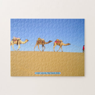Camel caravan, Thar Desert, India Legpuzzel