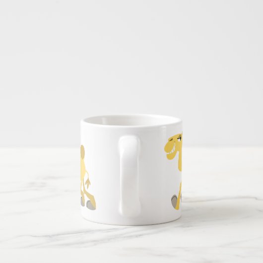 Camel cool et joli caricature Espresso Mug (Dos)