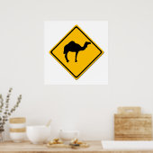 Camel Crossing Poster (Keuken)