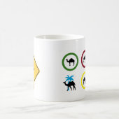 Camel Crossing Sign Mug Arabic  (Centre)
