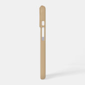 Camel Custom Monogram iPhone 16 Hoesje (Linkerkant)