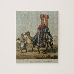 Camel die een Bride naar haar man stuurt, gegravee Legpuzzel