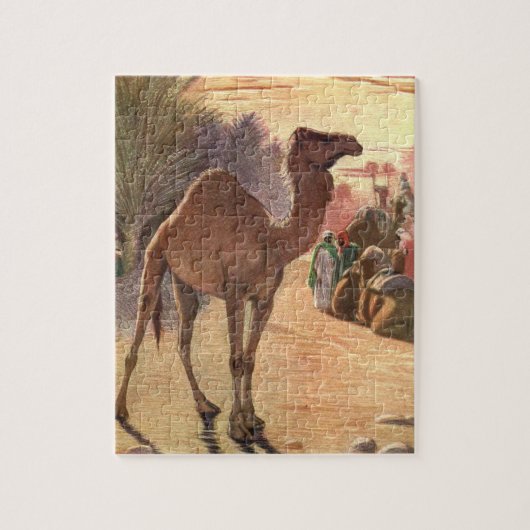 Camel door Louis Sargent,  wilde dieren Legpuzzel (Verticaal)