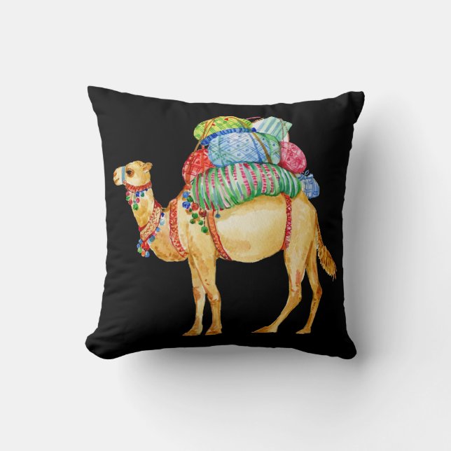 Camel Dromedary Kussen (Voorkant)