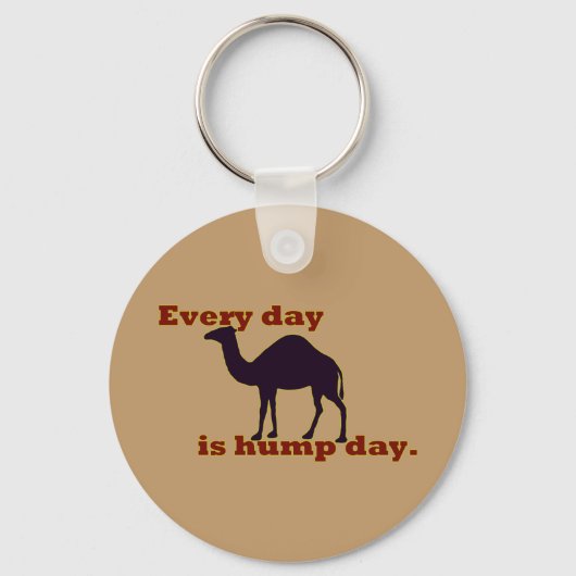 Camel "Elke dag is Hump Day" Sleutelhanger (Voorkant)