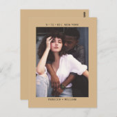 Camel Foto Bruiloft Save the Date Uitnodiging (Voorkant / Achterkant)