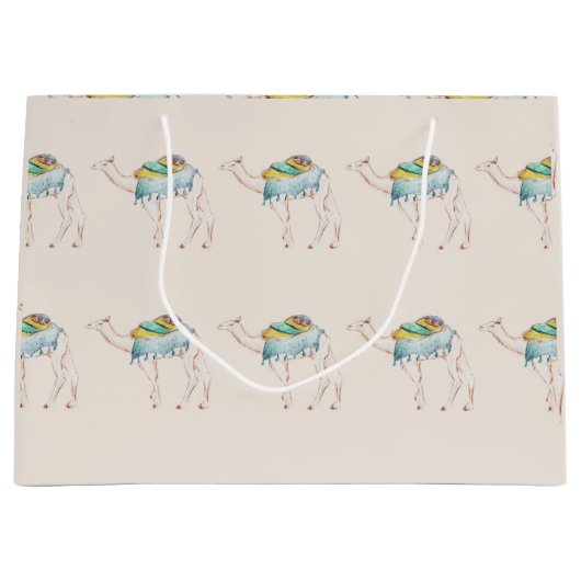 Camel Gift Bag Groot Cadeauzakje (Voorkant)