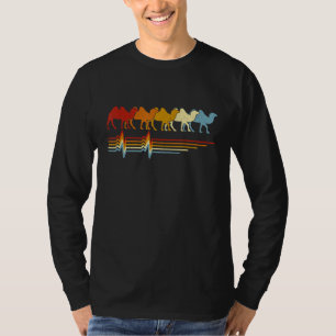 Camel Heartbea Retro Animal T-shirt