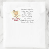 Camel - Hoe laat is het? Ovale Sticker (Tas)