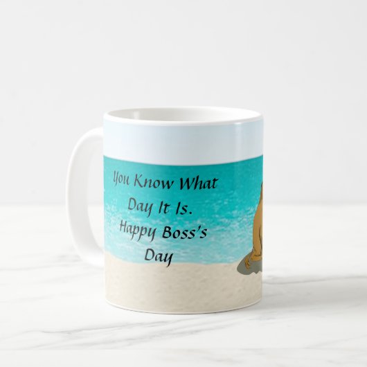Camel Hump Day Boss's Day Café Mug (Devant gauche)