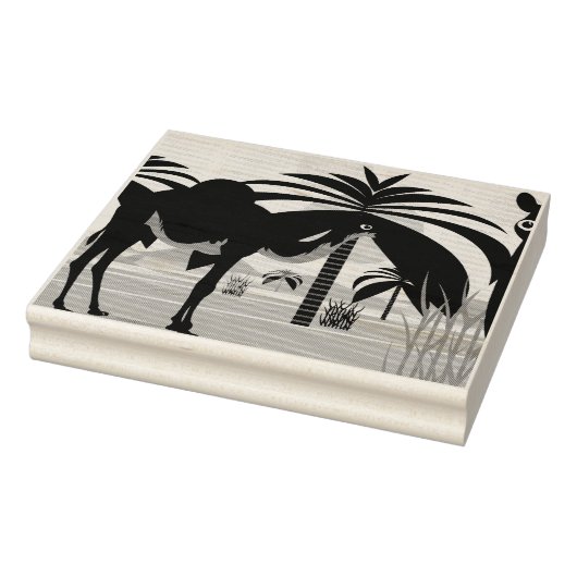 Camel illustratie 	rubberstempel (Stempel)