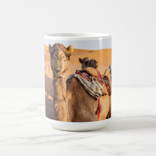 Camel in de woestijn van Oman Koffiemok