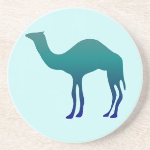 Camel in Teals Zandsteen Onderzetter