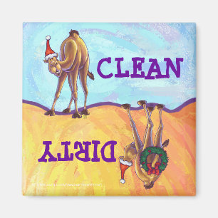 Camel Kerstmis Magneet