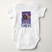 Camel Kerstmis Romper (Achterkant)