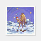 Camel Kerstmis Servet (Voorkant)