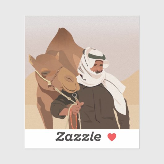 Camel Man Sticker (Vel)