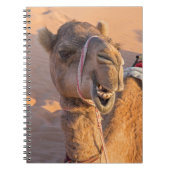 Camel met een grappige gezichtsuitdrukking - Oman Notitieboek (Voorkant)