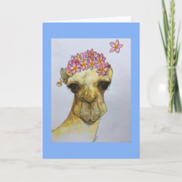 Camel met een parel die een Greetings Card verdien Kaart