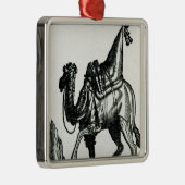 Camel Metalen Ornament (Rechts)