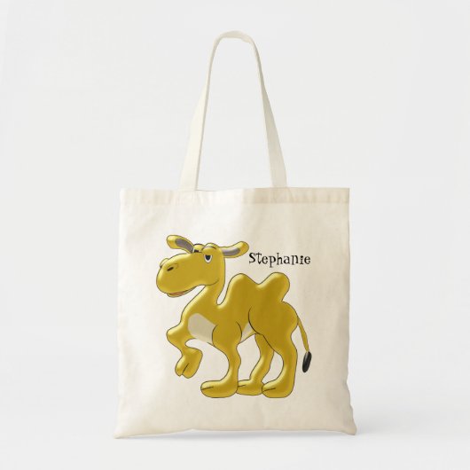 Camel ontwerp gepersonaliseerd tote bag (Voorkant)