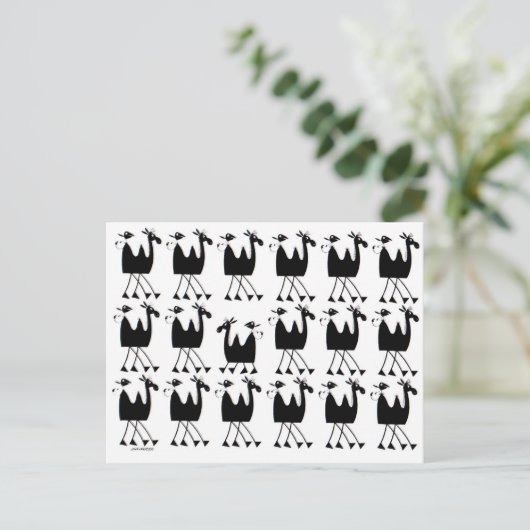 Camel Parade Briefkaart (Staand voorkant)