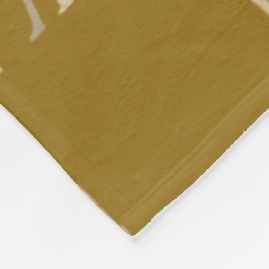 Camel Pattern Fleece Deken (Hoek)