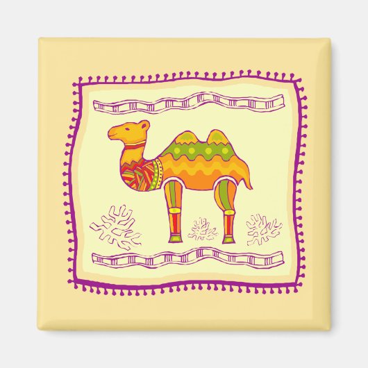 Camel Quilt Magneet (Voorkant)