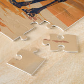 Camel Retro Desert Art Legpuzzel (Zijkant)