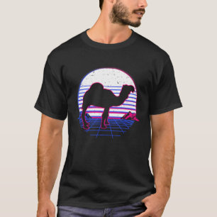 Camel Retro Sunset 70s 80s 90s Retrowave T-shirt