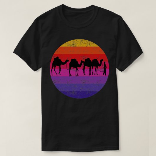 CAMEL RETRO T-SHIRT (Design voorkant)
