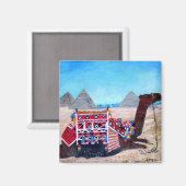 Camel Ride à Giza, Magnet (Recto/Verso)