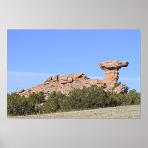 Camel Rock, New Mexico Poster