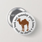 Camel Ronde Button 5,7 Cm (Voorkant /achterkant)
