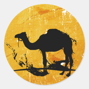Camel Ronde Sticker