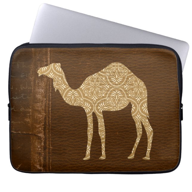 Camel Silhouette Computer Sleeve (Voorkant)