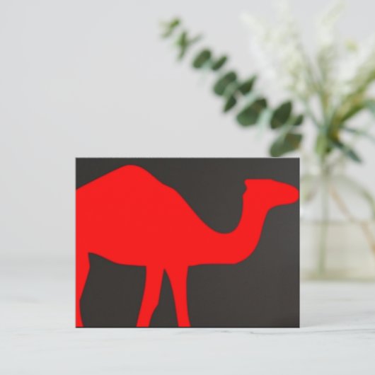CAMEL SILOUETTE BRIEFKAART (Staand voorkant)