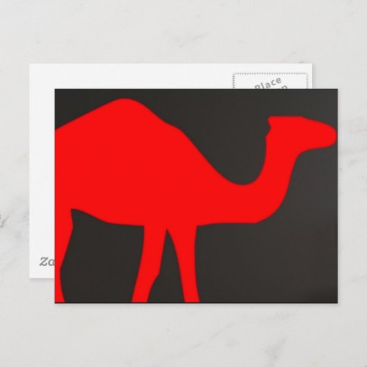 CAMEL SILOUETTE BRIEFKAART (Voorkant / Achterkant)