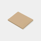 Camel Solid Color Post-it® Notes (Schuin)