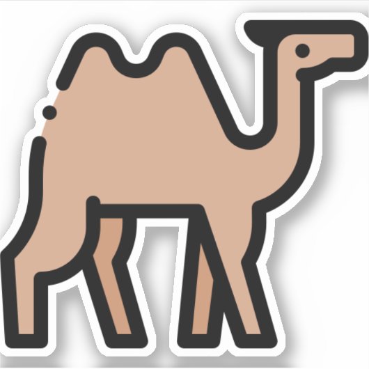 Camel Sticker (Voorkant)