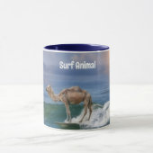 Camel Surfing on a Wave Fun Personal Mug Cup (Centre)