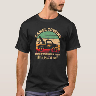 Camel Towing Retro Adult Humor Gezegde Halloween T-shirt